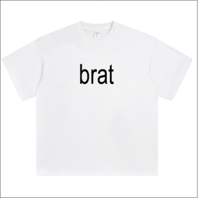 查莉charlibrat同款美式重磅T恤