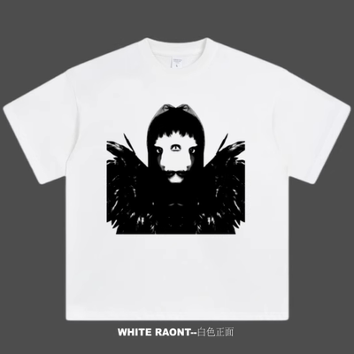 【ABCMJ】自制Lady gaga新专mayhem周边美式重磅纯棉宽松短袖