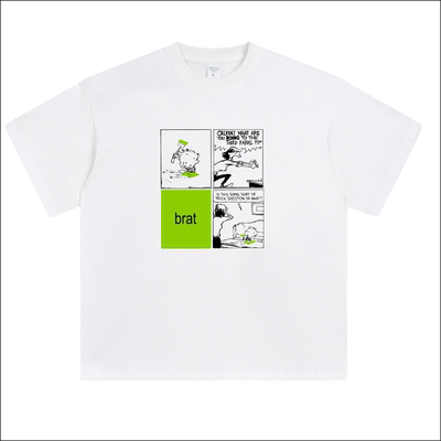 charlixcx洗茶brat周边重磅短袖