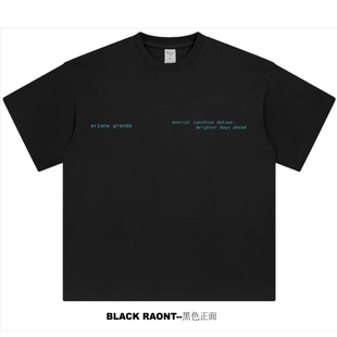 【ABCMJ】A妹Ariana Grande豪华版BrighterDays纯棉重磅短袖