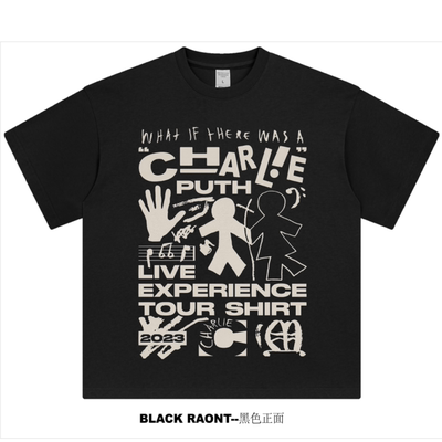 【ABCMJ】Charlie puth 2023 concert original merch重磅短袖