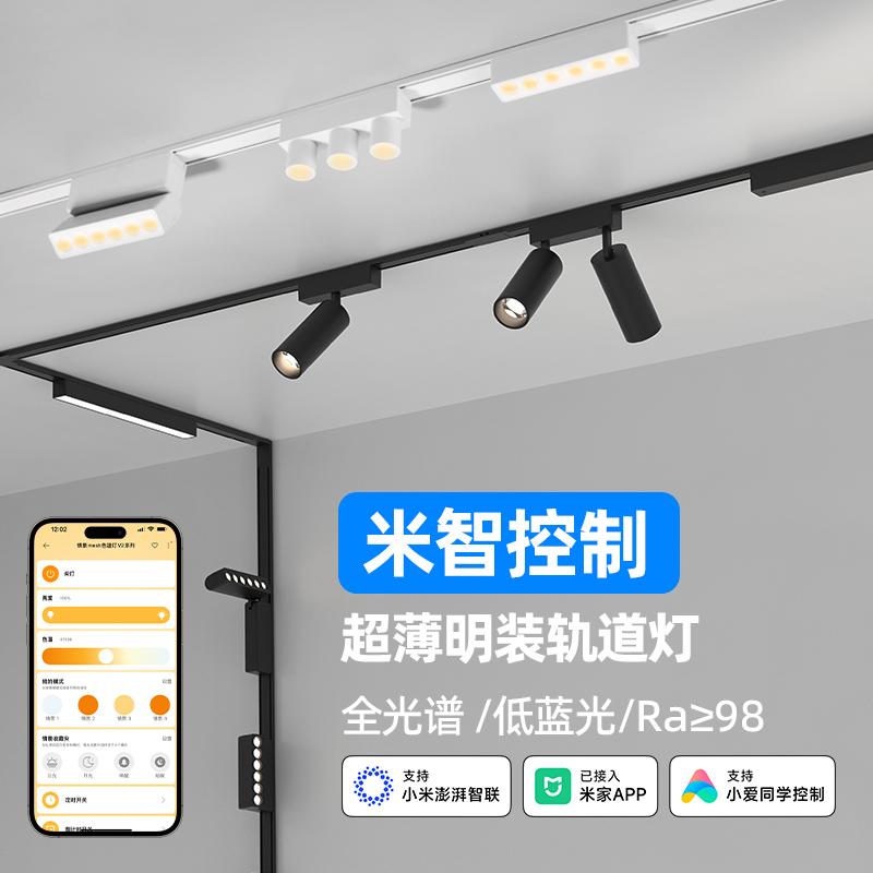 已接入米家APP-智能明装轨道灯