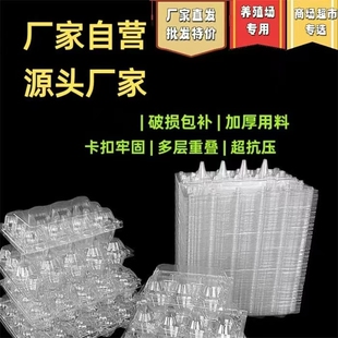 10个装蛋托30枚20枚鸡蛋包装盒鸡蛋托塑料加厚一次性鸭蛋包装盒