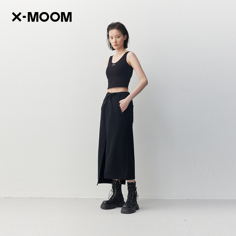 X--MOOM弹力罗纹一体背心