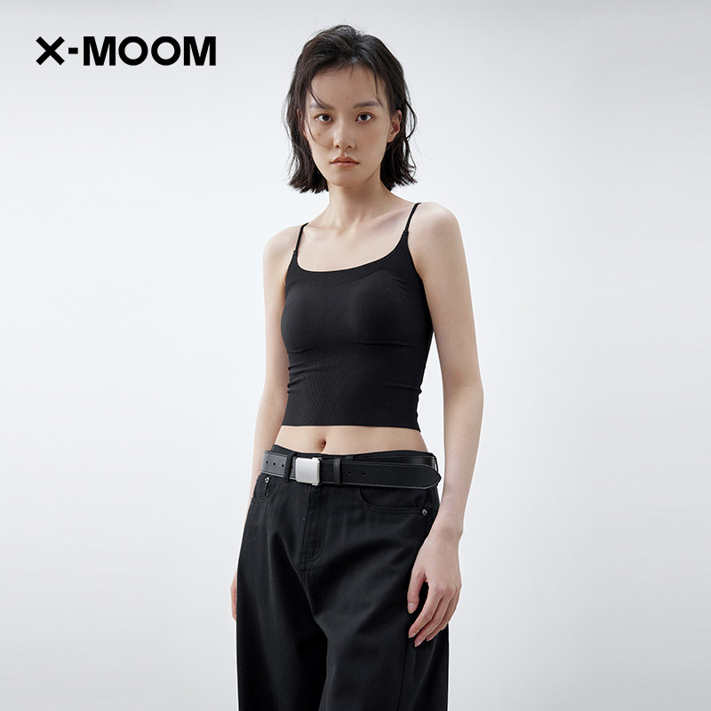 【商场同款】X--MOOM2025夏季新款带胸垫一体式美背文胸吊带背心,女装/女士精品,背心吊带,淘宝优惠券,粉丝福利购,淘宝优惠卷