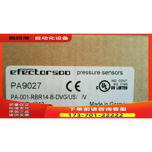 DVG 议价 V易福门ifm RBR14 001 压力变送器 PA9027