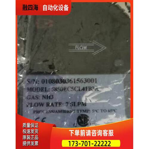 BROS流量计0108030361563001 5850EC5CL41B2A NH3 7SLPM 5850E