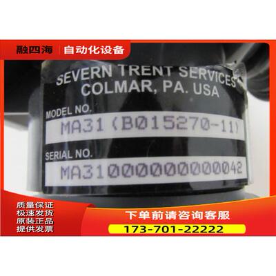 SEVERN TRENT SERVICES COLMAR.PA USA MA31B015270-11/【议价】