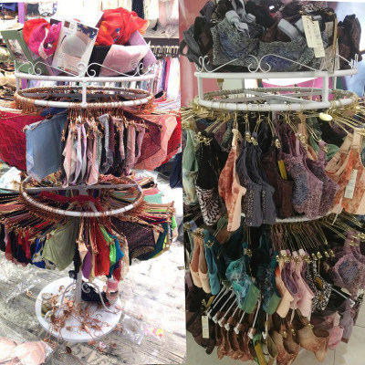 旋转铁艺内裤文胸中岛架