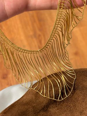 榴莲银饰 DURIAN 塞纳河之梦 通体925银流苏项链奢华晚宴锁骨链女