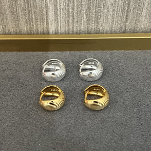 鸽子蛋耳扣Sophiebuhai百搭法式耳环双面佩戴925纯银耳环精致耳圈