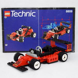 乐高90年代绝版积木收藏 早期LEGO科技套装 8808 F1方程式赛车