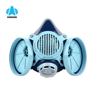 KOKEN兴研 7191DKG-02防尘半面具用于煤矿电焊粉尘环境病毒