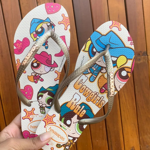 Havaianas DC华纳联名神奇女侠哈瓦那人字拖外穿防滑夏拖鞋夹脚