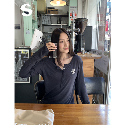 舒适微透手工钉珠防晒长袖T恤