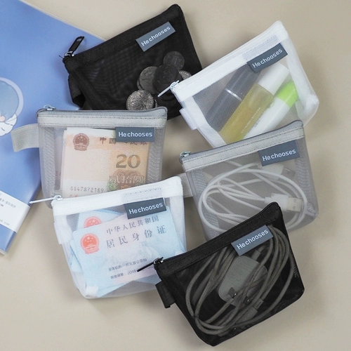 Кошелек для путешествий, картхолдер, прозрачная сумка-органайзер, маленькие портативные монеты для документов