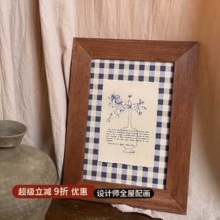 快乐的一天法式中古老钱风艺术装饰画美式田园高级餐边柜卧室挂画