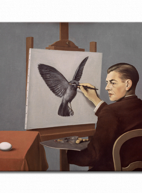 超人的洞察力 Rene Magritte 马格利特 装饰画超现实主义前卫艺术