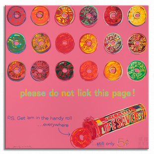 救生圈糖 Andy Warhol Ads系列 装 Savers 安迪沃霍尔 饰画 Life