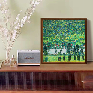 梦想城镇克里姆特美式客厅轻奢小众艺术装饰画法式卧室衣帽间挂画