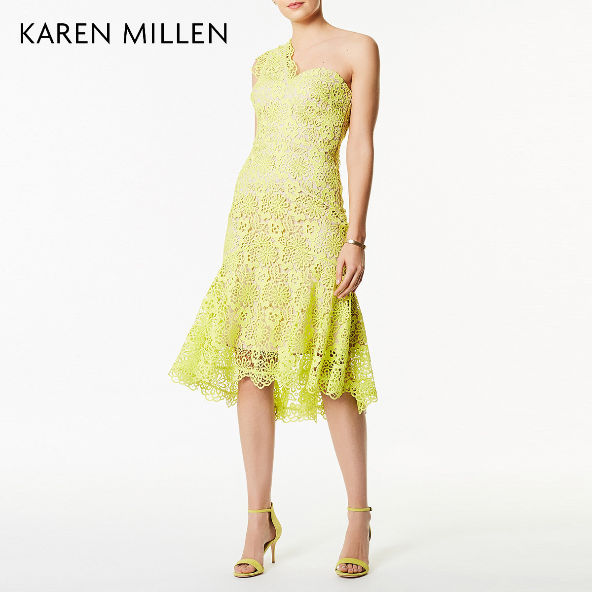 KAREN MILLEN¿Â×Ã×Á«Ó¢Â×Å®×°2018ÏÄÀÙË¿Ð廨Á¬ÒÂȹKM51829704