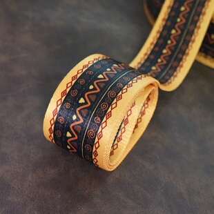 异域风情织带5CM厘米背包带子特厚型辅料花色背带特色带子双层厚