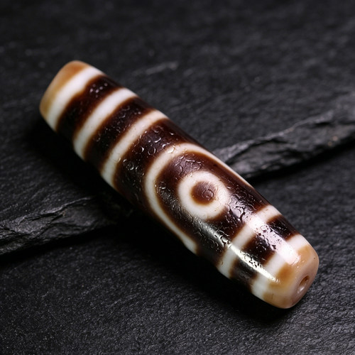 黑白二眼天珠/49*13mm