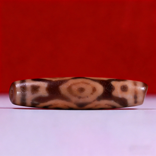 圣饰奇缘 西藏真品天然玛瑙红肉至纯龙六眼天珠 八戒直播专拍