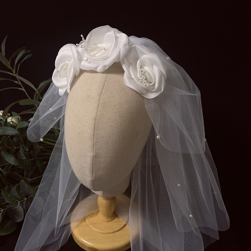 唯美忆纱手工钉珠手工花朵