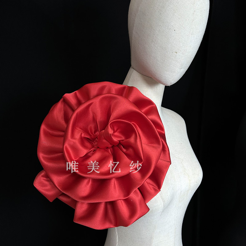 唯美忆纱手工制作大花朵