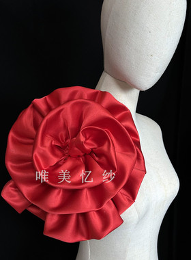 唯美忆纱手工制作大花朵