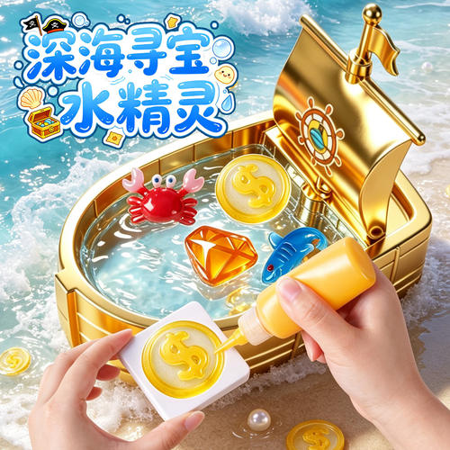 深海寻宝魔幻水精灵玩具水宝宝神奇儿童益智3岁男女孩手工diy制作
