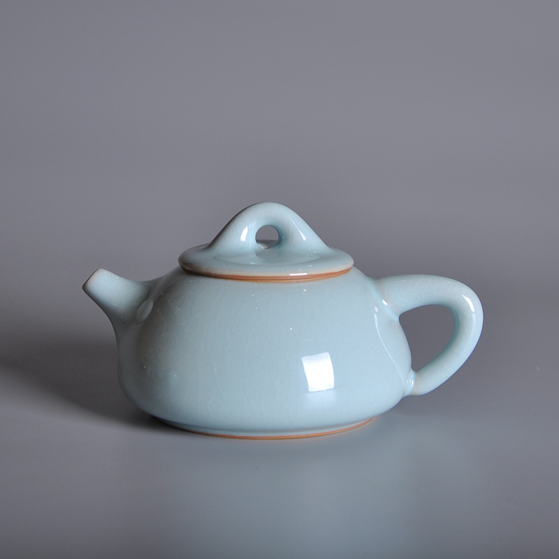 手工开片冰裂功夫茶壶