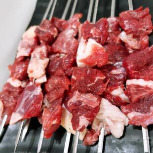 牛燕翅精品牛肉串商用新鲜户外烧烤食材冷冻牛肉串半成品20串牛肉