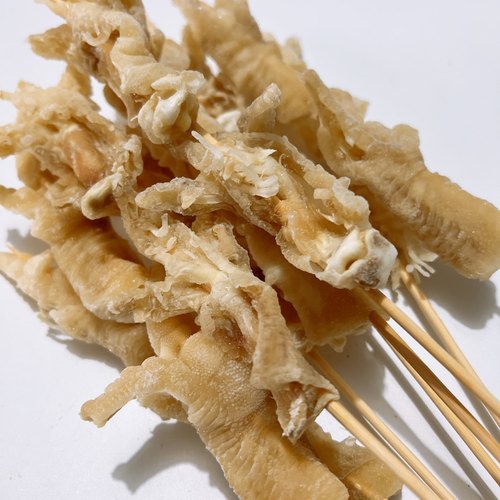 带筋去骨土鸡爪串无骨鸡爪串20支一包烧烤油炸铁板涮串冷冻半成品