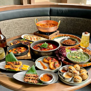 Ameigo梅果云贵川bistro同款创意陶瓷餐具粗陶山野板扎山野风盘碗