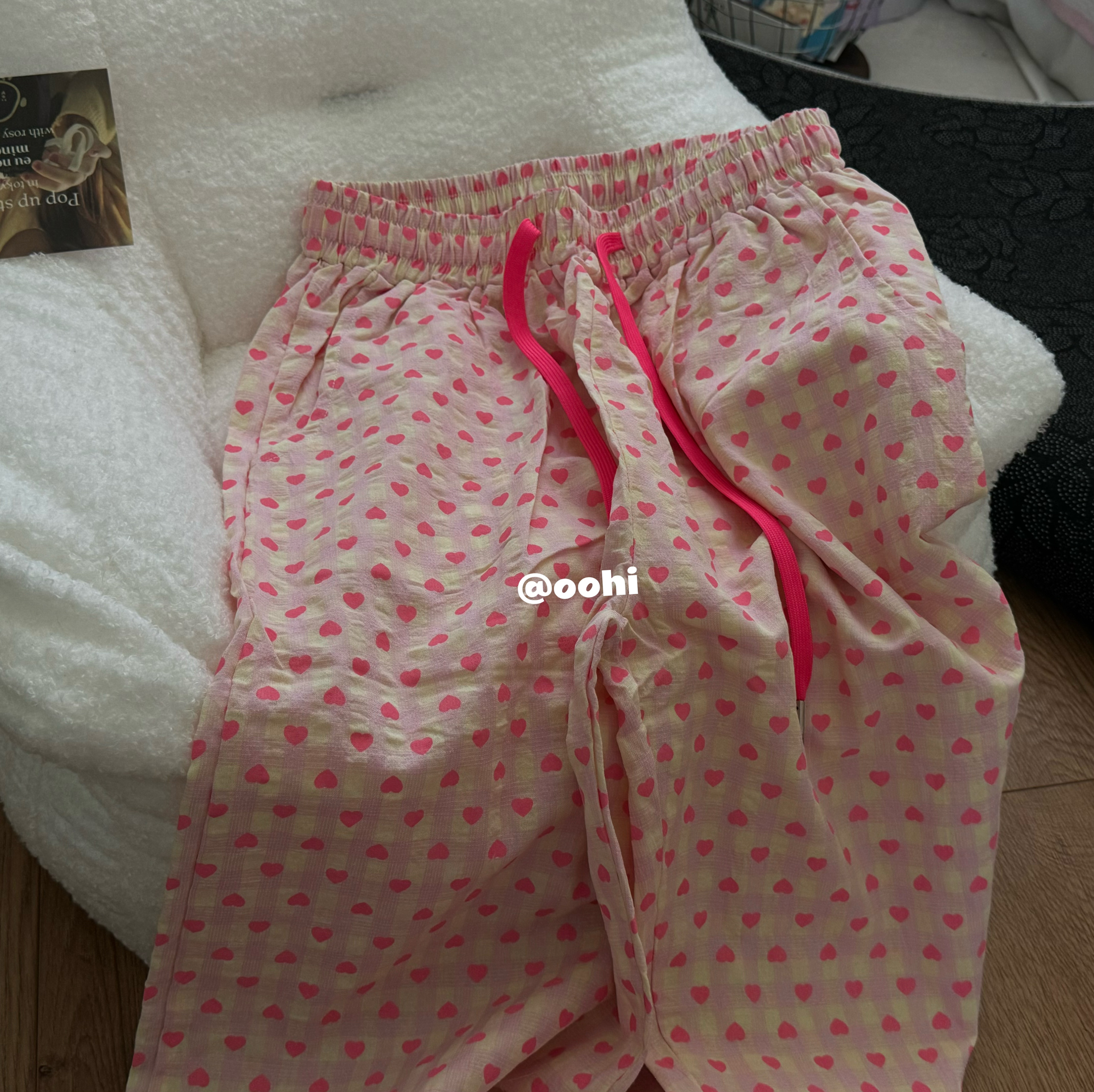 其他長褲女愛心長褲家居褲