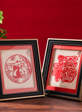 中国风礼品送外国人剪纸摆件