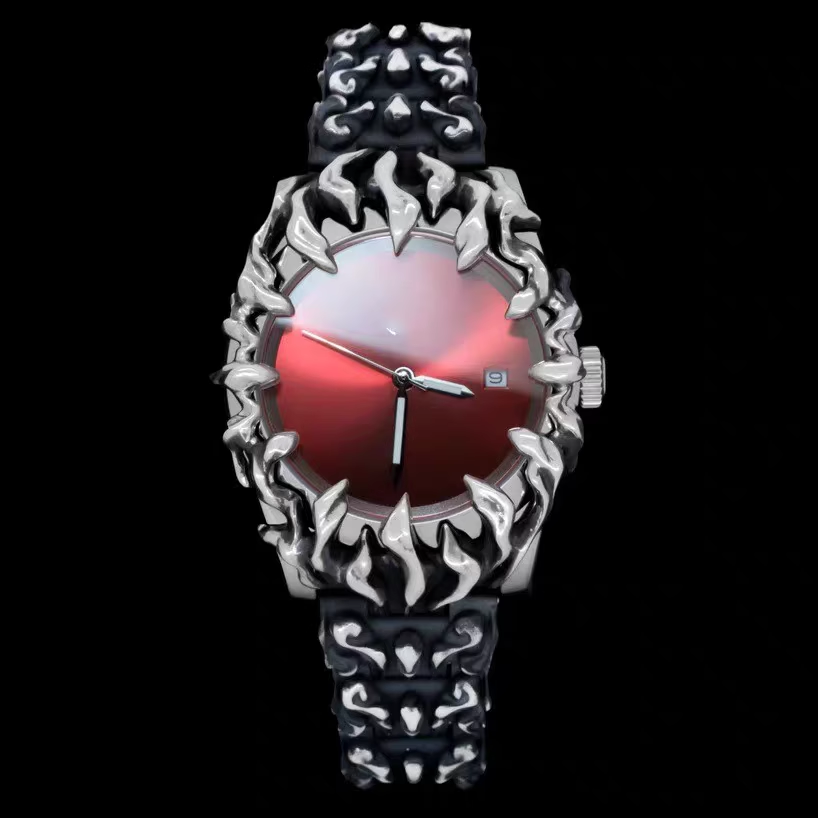 thumbnail for Original Paw Alabaster Style Pre-loved Non-Mechanical Niche Vintage Y2K European and American Venom Special-shaped Watch