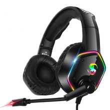 RGB灯效7.1声道发光PS4电竞耳机3D音效GAMING HEADSET 可配转接线