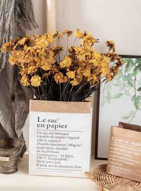 欧色15头PE雏菊仿真花厂家家居装饰手捧花路引花墙假花MW09908