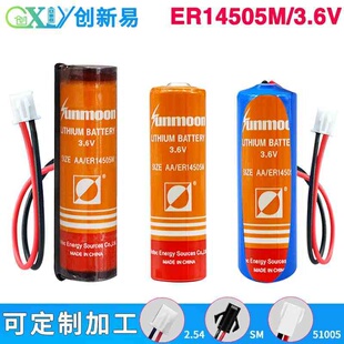 日月ER14505M盛帆三川IC卡预付费智能水表流量计5号3.6V锂电池组