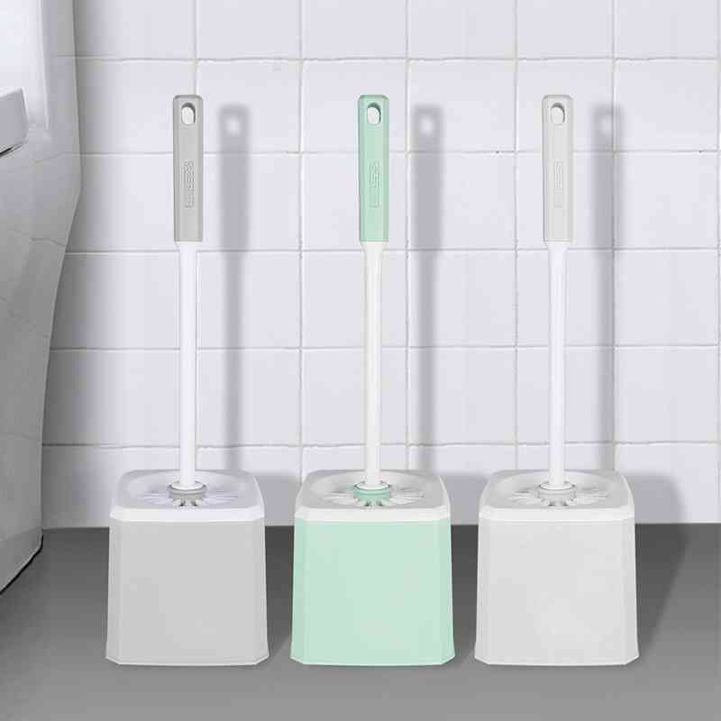 振兴底座马桶刷套装SA7839方形素色长柄卫生间去污厕所刷子清洁刷