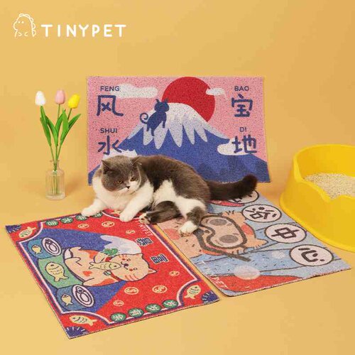 Tinypet小芥 猫砂垫猫砂防带出猫砂盆脚垫耐抓护脚猫咪猫砂盆用品