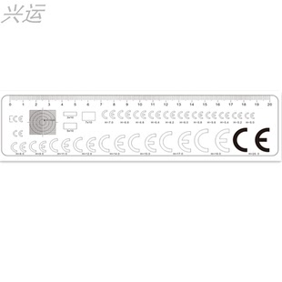ce标准测量 点线卡规菲林尺透明柔软测量点规 高精带直尺测量线规
