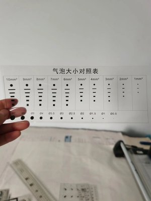 清仓各类菲林透明软尺点规对比