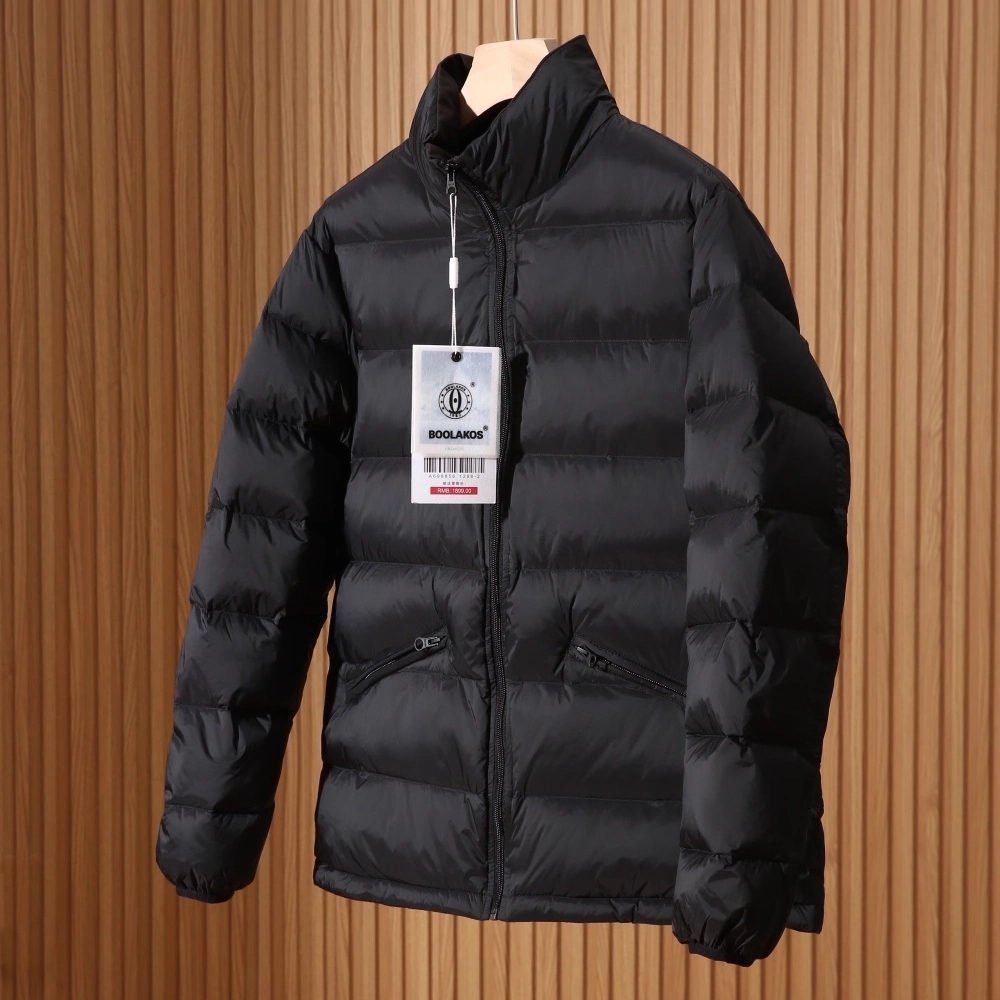 高蓬松防风防水保暖外套男羽绒服