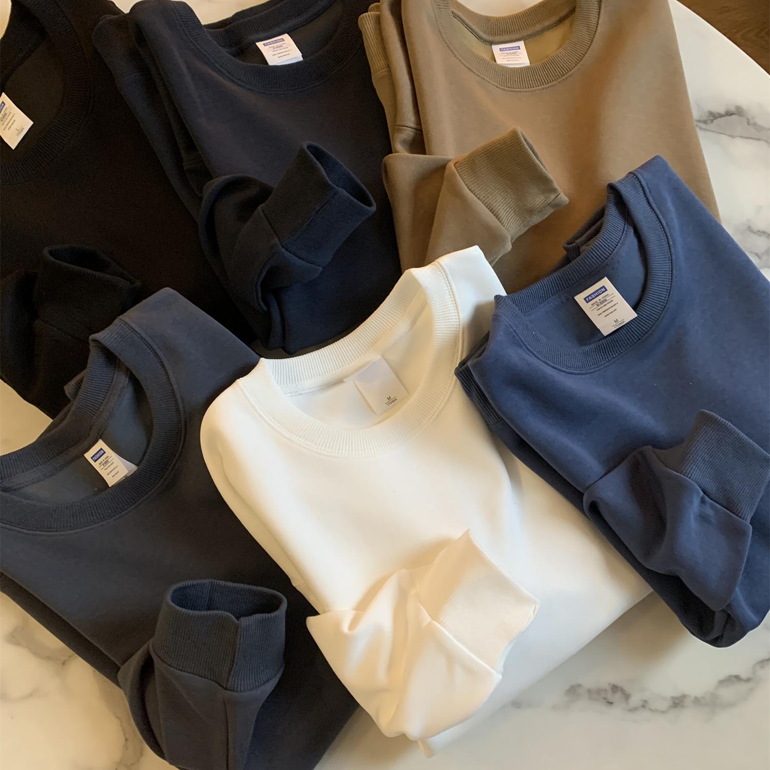 男士基础百搭圆领卫衣上衣