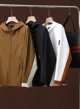 意大利PSENY/柜2980！夏季男士3M反光连帽透气网眼轻薄连帽夹克潮