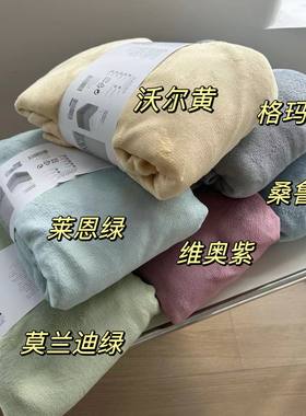天鹅绒床笠牛奶绒纯色全包床笠